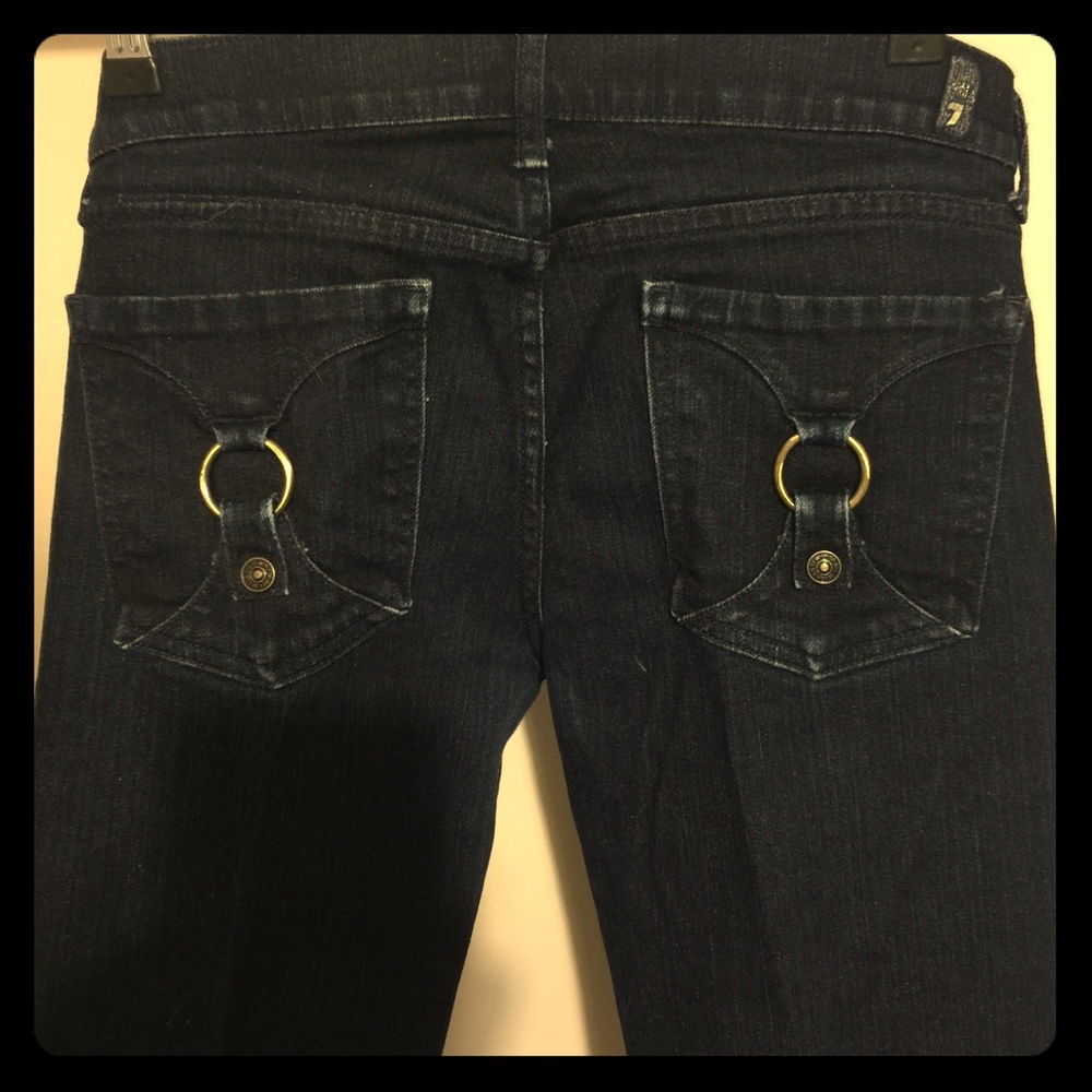 7 for All Mankind Size 30 Straight Leg Jeans EEUC!